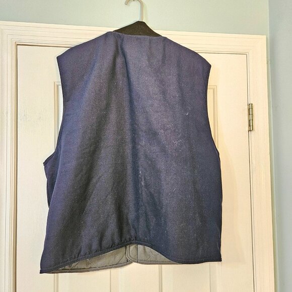 Bulwark FR Insulated Vest Fire Retardant Workwear Safety Gear Navy Men's XL BLUE - Picture 4 of 11